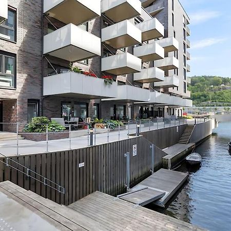 Oceanfront Apartment - Oslo Central - Private Patio Exteriör bild